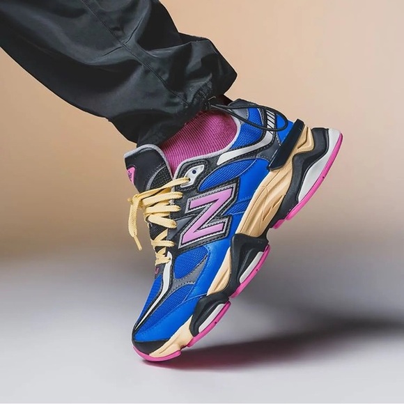 NEW BALANCE 9060 Blue Oasis Blue Pink size 8 - Picture 4 of 14